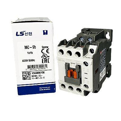 کنتاکتور 9 آمپر، 4 کیلووات، بوبین VAC 220، برند LS مدل MC-9b قیمت کنتاکتور 9 آمپر بوبین 220VAC ال اس