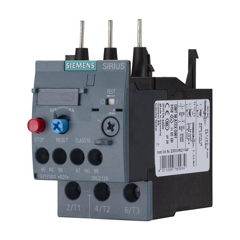 بی متال ( رله حرارتی/ اضافه جریان) SIEMENS مدل 3RU2126-4CB0 تنظیمات 17 :22 بی متال ( رله حرارتی/ اضافه جریان) SIEMENS مدل 3RU2126-4CB0 تنظیمات 17 :22