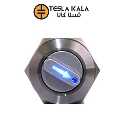 کلید سلکتوری دوحالته 220V سایز 22 آبی JBH (همراه با سوکت) سلکتور دو حالته 220 ولت JBH